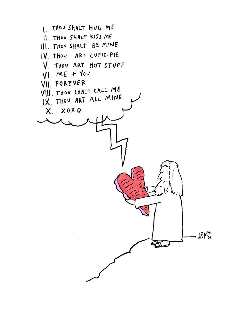 Happy Valentine’s Day! 

A cartoon by Jonathan Rosen. #NewYorkerCartoons