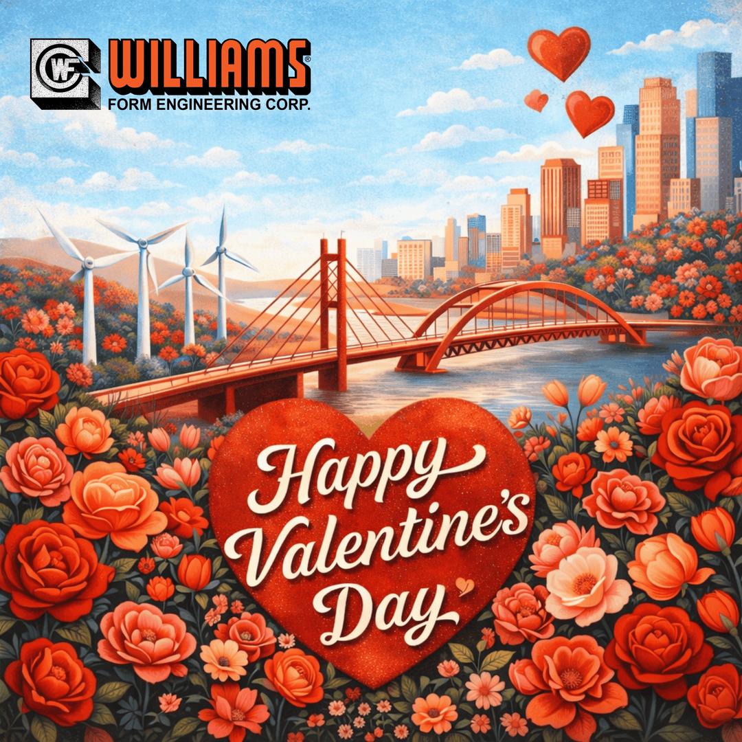 WilliamsForm's tweet image. This Valentine’s Day, we’re feeling the love - and the load. ❤️

At Williams Form Engineering, we don’t just strengthen structures… we build bonds that last. 

Happy Valentine’s Day from all of us at Williams. 💘

#WilliamsForm #EngineeredToLast #BuiltOnStrength #ValentinesDay