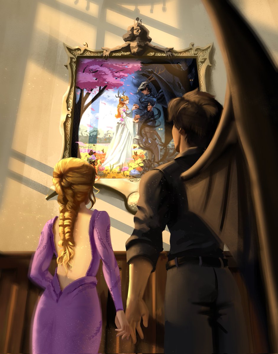 𝙃𝙖𝙥𝙥𝙮 𝙑𝙖𝙡𝙚𝙣𝙩𝙞𝙣𝙚𝙨 𝘿𝙖𝙮 🎀

Here's a small present from me and Naju for all Elriels ✨️

Elain and Azriel seeing the painting Feyre made of the Truth-Teller scene in Acowar 🗡

🎨 pebarcala

Comm by me and <a href="/elanjuss/">naju ࣪ ִֶָ☾.</a>