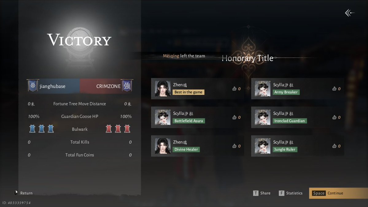 jianghubase's tweet image. [ KEGIATAN JIANGHUBASE MALAM INI ]

Guild war yang... membingungkan?
&amp;gt; nyoba league, diadu sama guild lain (gak random)
&amp;gt; menang grgr guild org gak dateng
&amp;gt; balik ke ranked
&amp;gt; DIBABAT 184 - 7
&amp;gt; GAK MENYERAH! MATCH LAGI
&amp;gt; MENANG⁉️⁉️😭

Good job my beloveds! Besok lagi yaa!