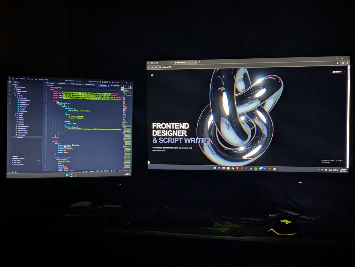 ryzexcodes's tweet image. cooking 🪐
what are you working on today 
drop it in comments 👇