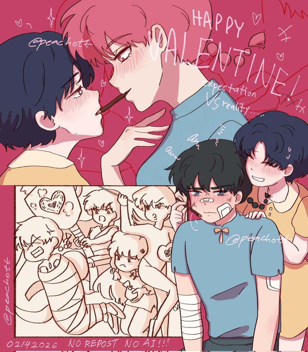 peachott's tweet photo. a bit late but still needed (•ؔʶ̷ ˡ̲̮ ؔʶ̷)
a special day will always be special for rankane <33
#Ranma12 #rankane https://t.co/TzLj6gjRlr