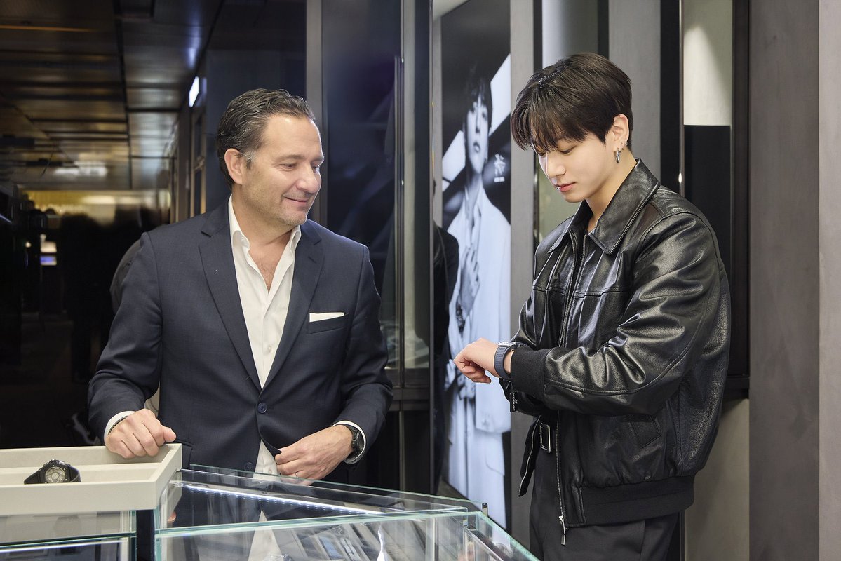 New Jungkook x Hublot Photos from Hublot KakaoTalk Channel (1/5)
