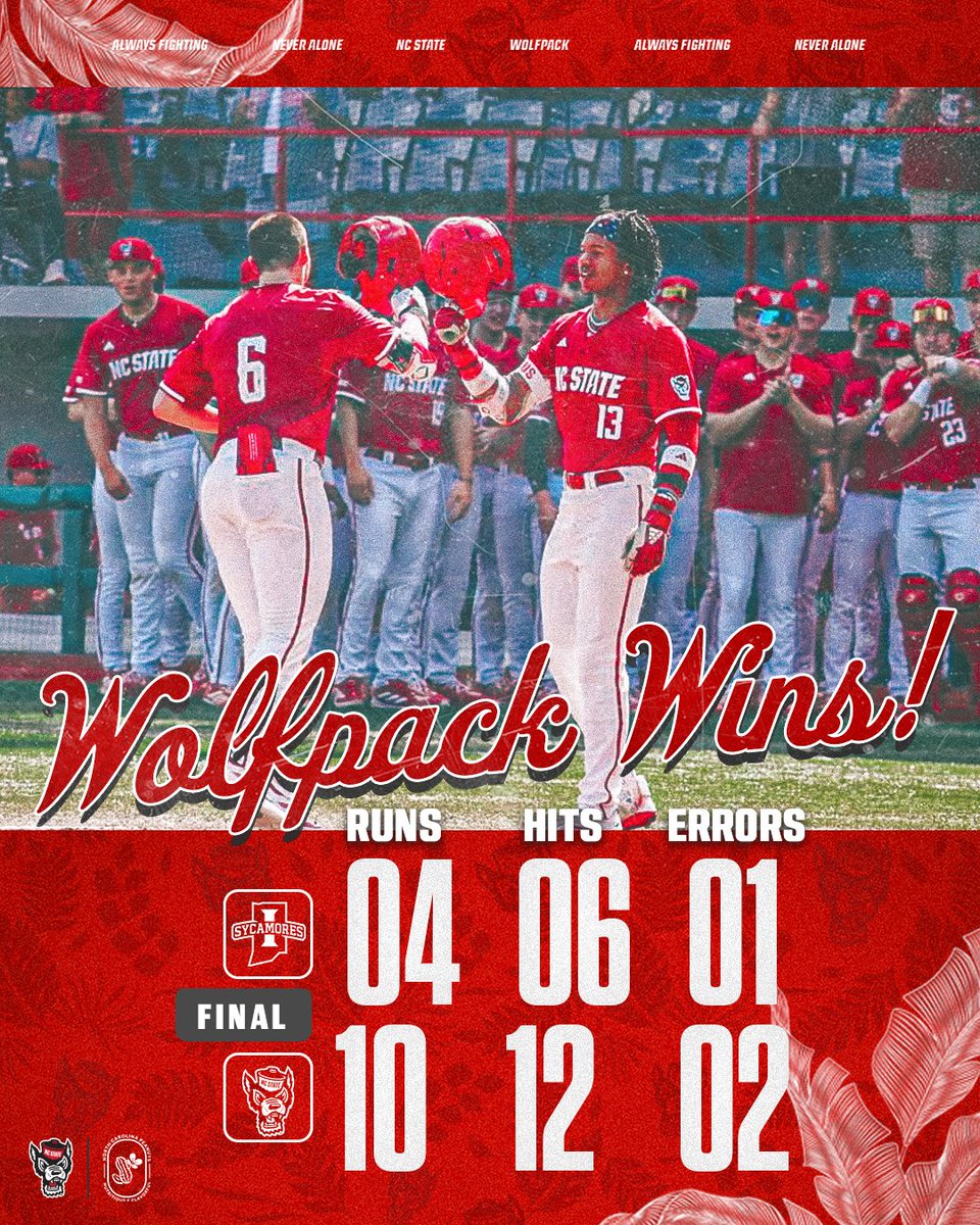 NCStateBaseball's tweet photo. Love is in the air, and so is a Wolfpack Win! https://t.co/ZVF4UrCOso