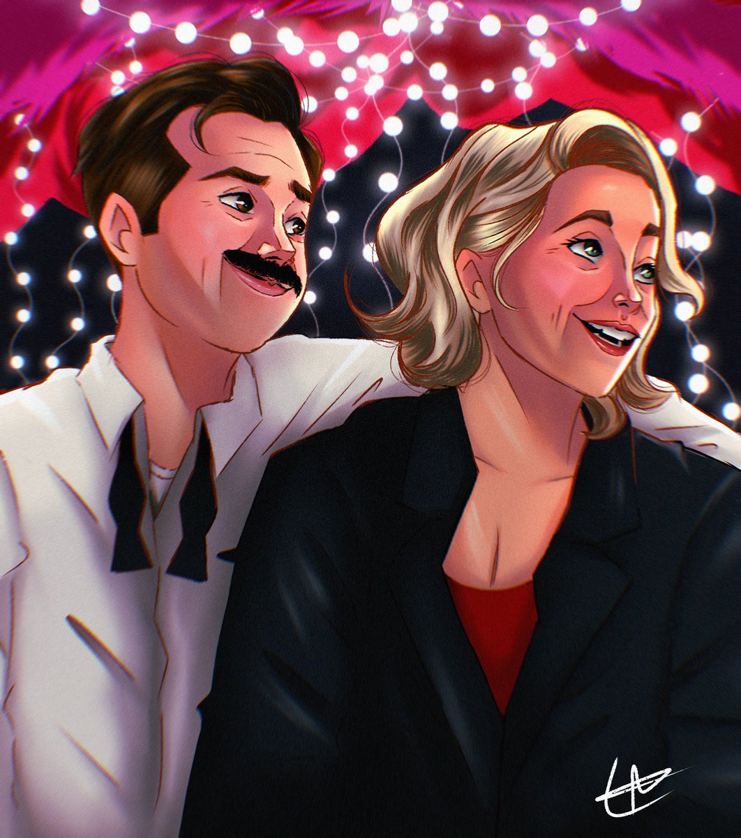 wholefknthing's tweet image. "it's such a beautiful night, isn't it?"
"yeah, it is" (not talking about the night at all)

#tedlasso #tedbecca