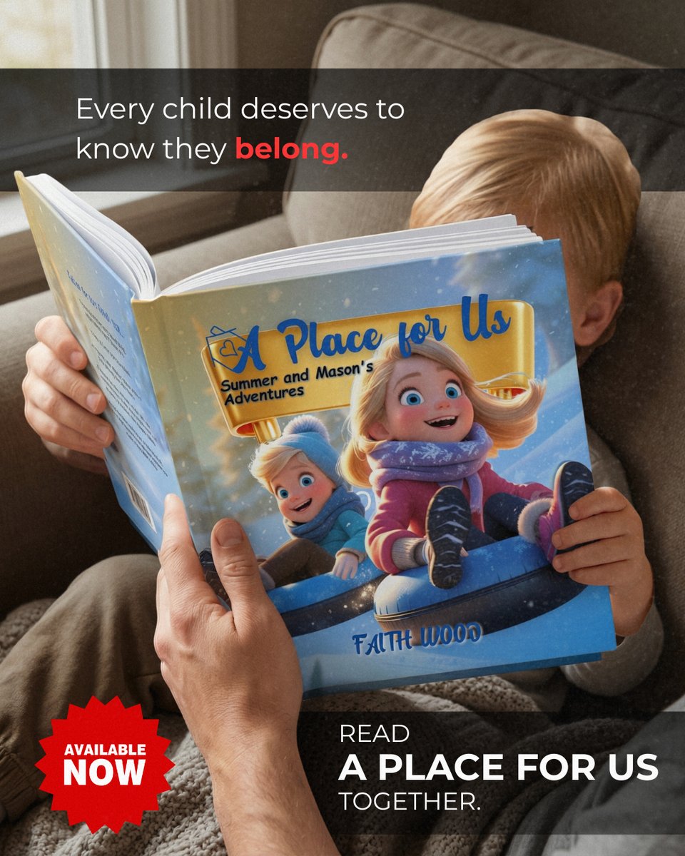 Valentine’s Day is also about belonging. A Place for Us is a gentle children’s story that reminds young readers they are loved and wanted through change. A meaningful gift to share today.
faithwood.ca/product/a-plac…

#FaithWood