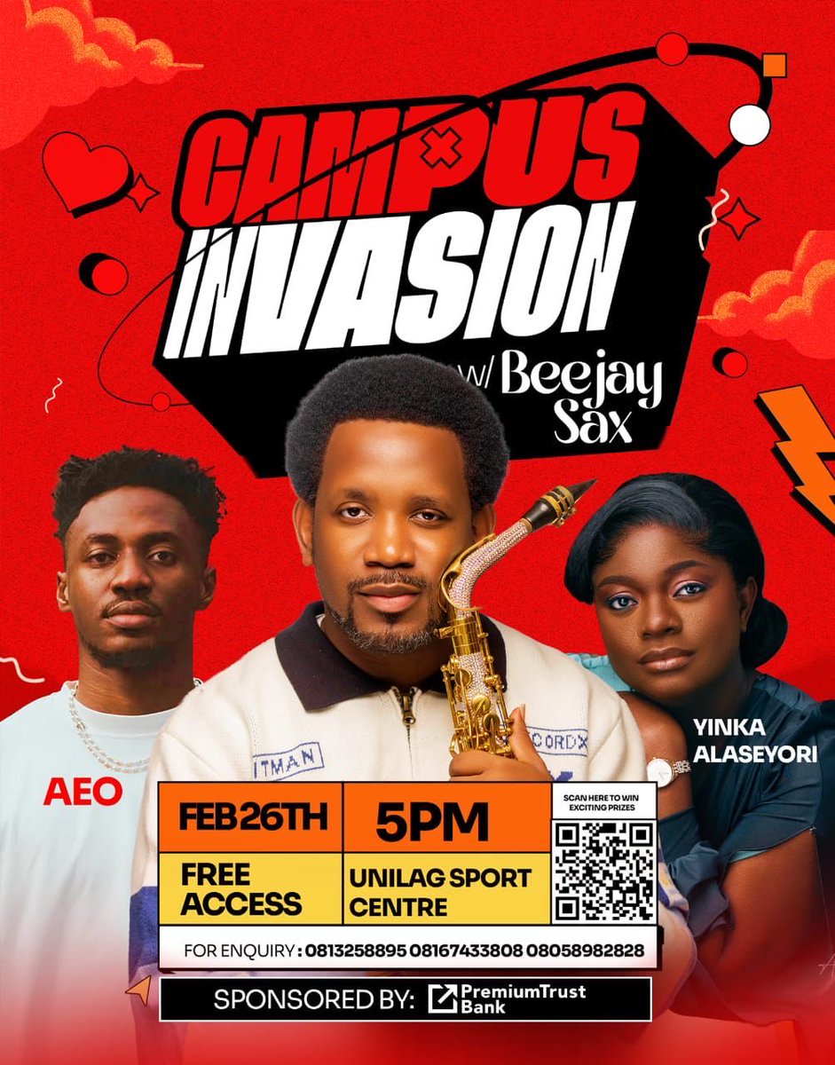 Beejay Sax about to storm unilag with Anendlessocean &amp; Yinka Alaseyori