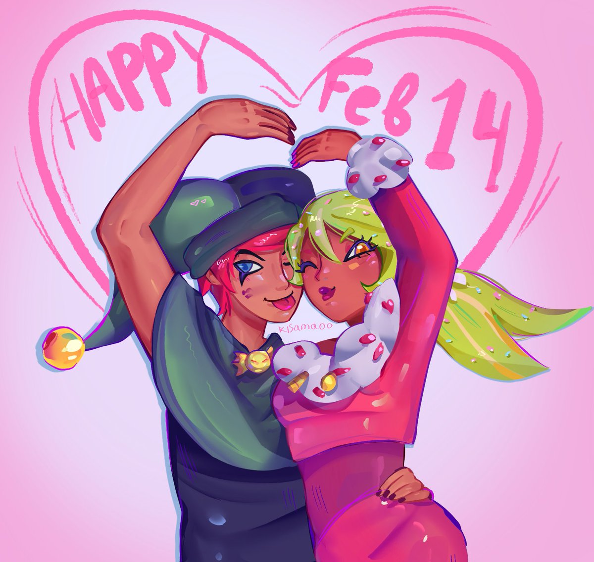 kisamaoo's tweet photo. better late than never ,am i right??
hope yall had a grate Valentine's Day🍬🍬
#mandyxchester #ValentinesDay #brawlstarsfanart https://t.co/3US1Sn0sb2