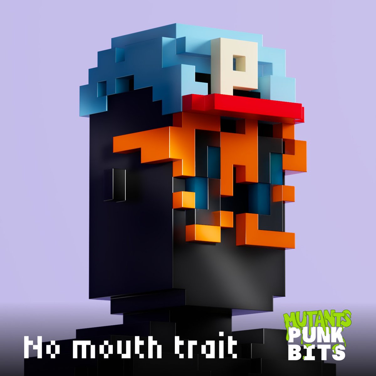 PUNKBITS [== Mutants ==]

Featuring: No Mouth Punk Mutant.

No smile. No words.
Just silent chaos loading behind the pixels.

Sometimes the loudest energy says nothing at all.