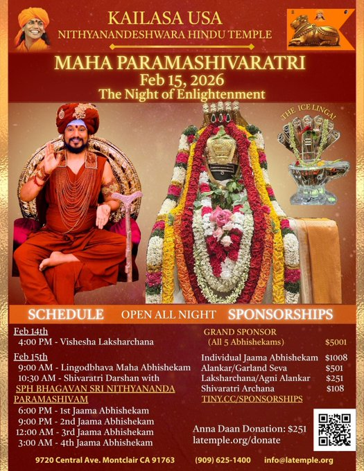 KAILASA Los Angeles (@kailaasala) on Twitter photo 