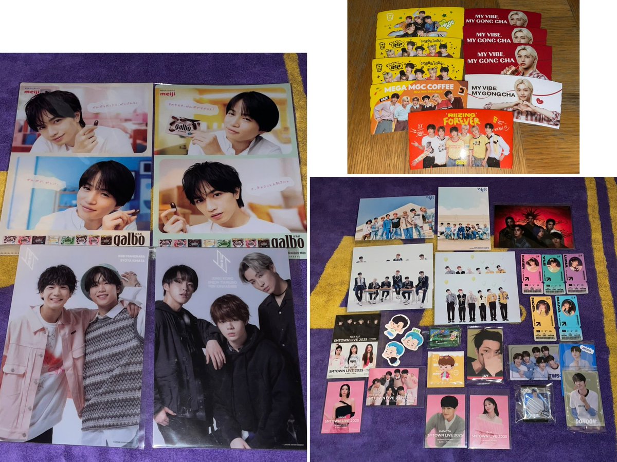 他グル トレカ 交換 SEVENTEEN P1Harmony &TEAM ATEEZ SMTOWN TWS