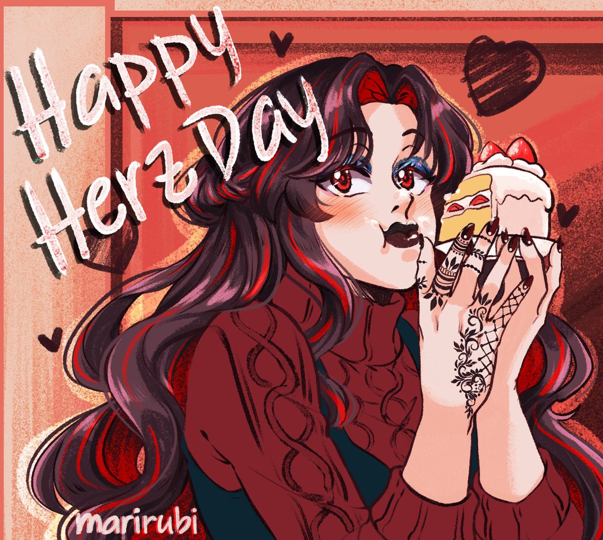 Happy Valentine's Day to all!💗🥧🍰
#genshinoc #HappyValentinesDay