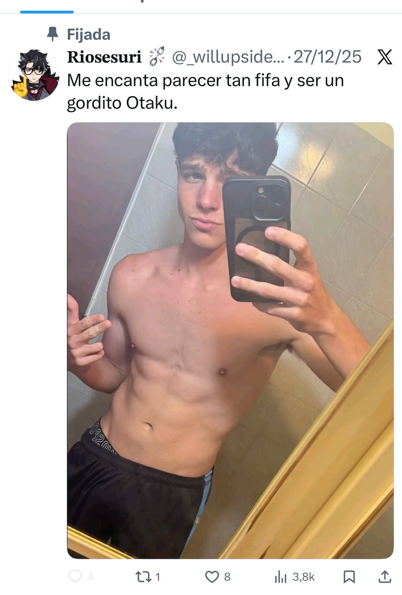 raven__darkness's tweet image. tenes abdominales por flaco, igual con mi culo no haces nada, micro pene