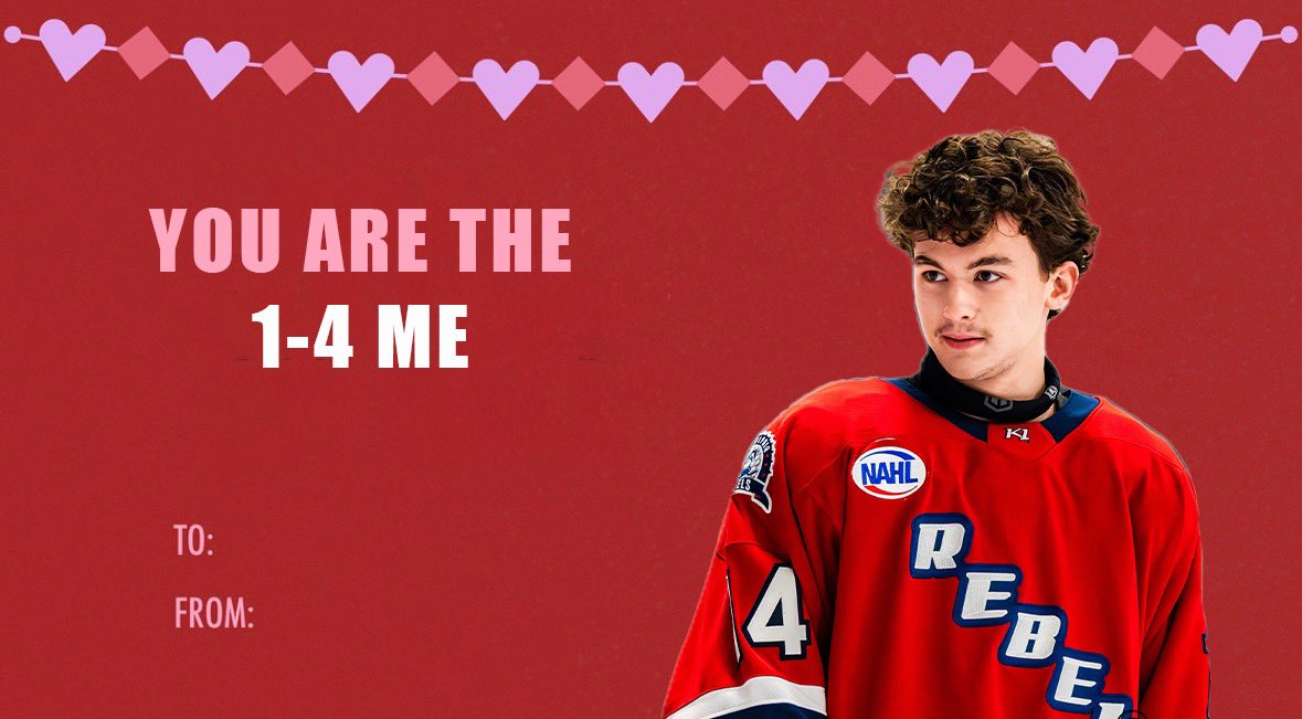 PhillyRebels's tweet photo. Love at first slapshot ❤️

Happy Valentine’s Day from the Rebels! https://t.co/PeFegT59vR