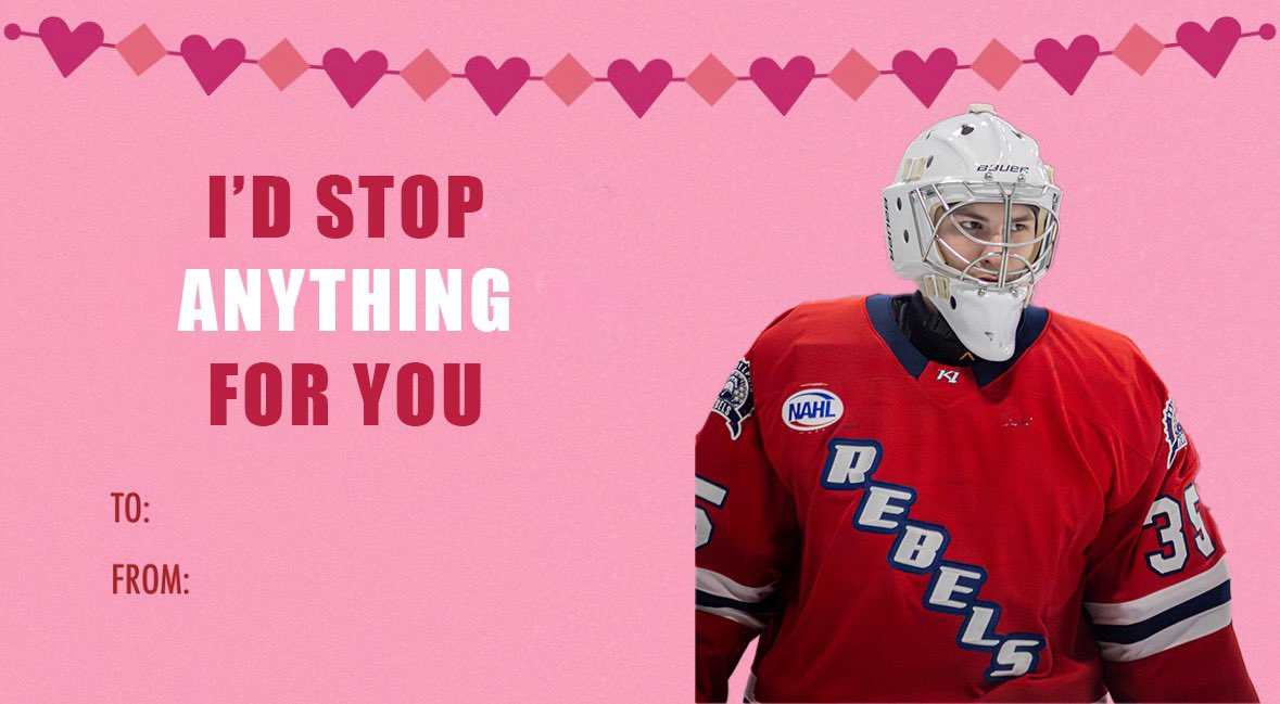 PhillyRebels's tweet photo. Love at first slapshot ❤️

Happy Valentine’s Day from the Rebels! https://t.co/PeFegT59vR