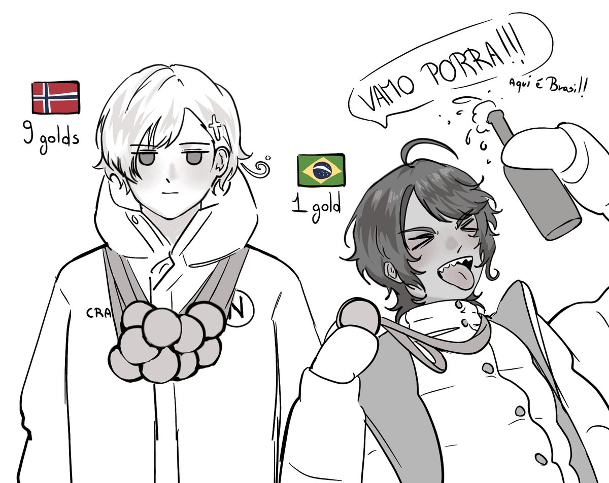 Xicamel__'s tweet photo. É OURO PRO BRASIL !!!!! 🥇🇧🇷
#ヘタリア #hetalia #hwsbrazil https://t.co/LUFC48E3zK