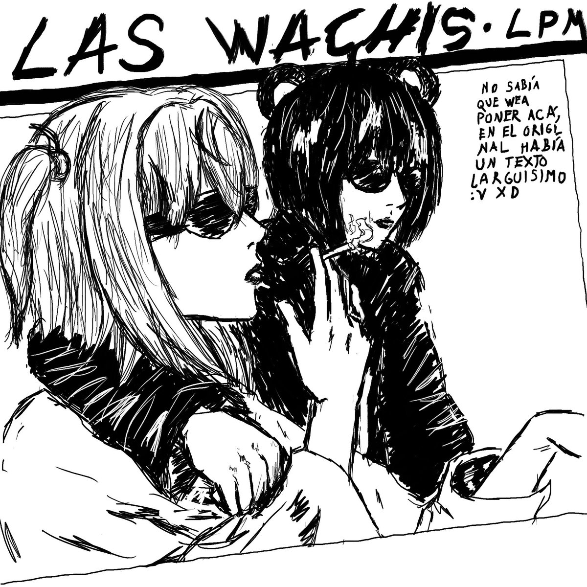 ❌🎵🎶Vtubers recreando portadas de discos que me gustan🎵🎶 ❌#7
Ya que es 14, dibujé a mi pareja favorita farmeando Aura
<a href="/NeiVtuber/">NeiVtuber🍯</a> y <a href="/KotoriHikari/">Kotori Hikari 🔥🐦</a>
En la portada del Goo de Sonic Youth 
#NeiArt #KotoHikArt #Vtuber