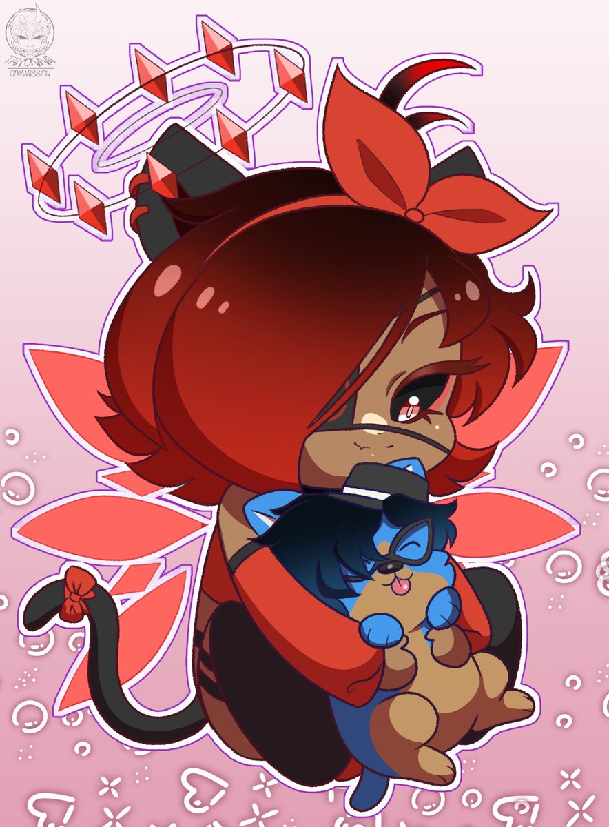 Scarlet_Vixie's tweet photo. ❤️Me & and my Blue Valentine💙
Happy Valentine's Day, @KEV37785!
🎨 ~ taiyonnii (VGen)
《 #Vtuber ✧ #ENVtuber ✧ #VTuberUprising ✧ #ScarletVixie ✧ #Vixiellust 》 https://t.co/MhMid3FcXj