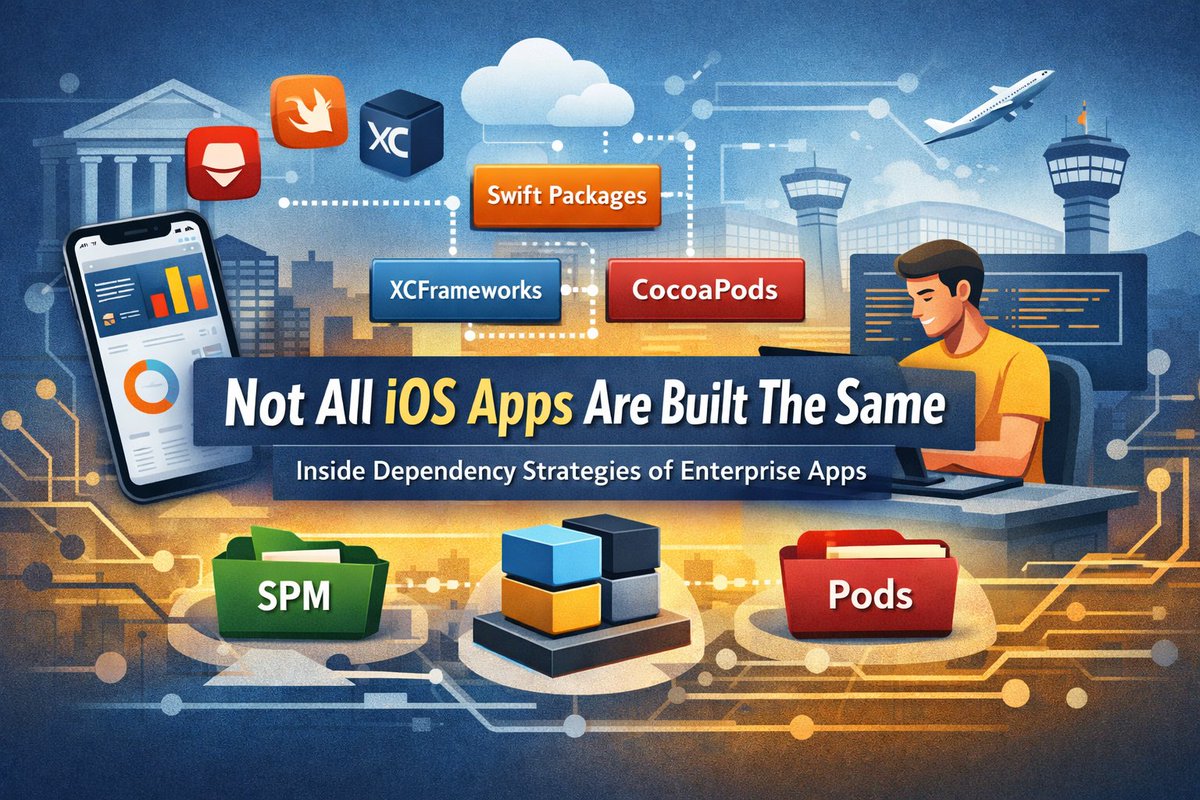 I just published Not All iOS Apps Are Built the Same: Understanding Real-World Module &amp; Dependency Strategies medium.com/p/not-all-ios-…