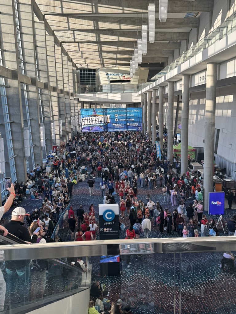 CheerGymEliteSC's tweet photo. CHEERSPORT- We are here!   #SCE https://t.co/MiTr4DV32S