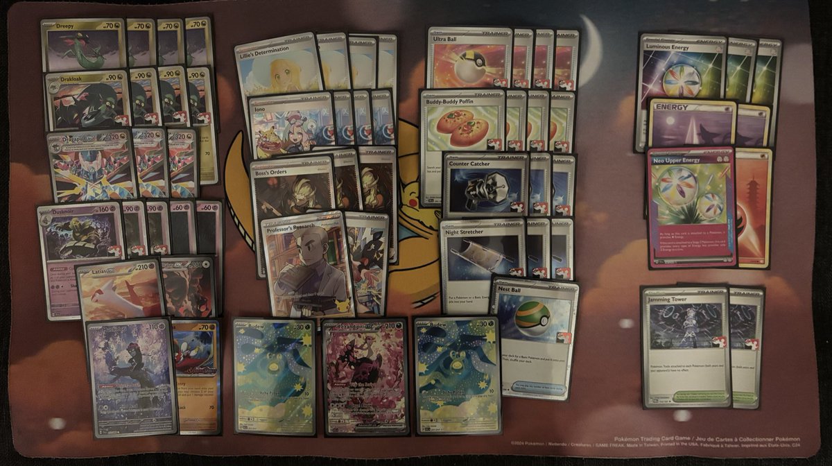 Top 512 at EUIC. Too many mental mistakes but enjoyed playing new shiny cardboard.