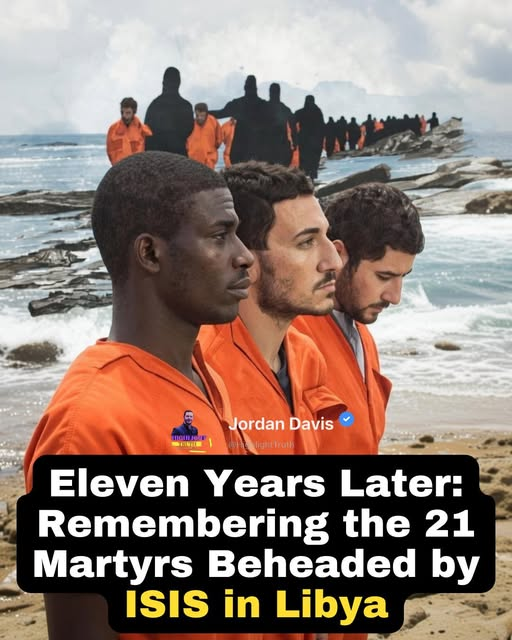 Eleven years ago the world watched Islamic State militants behead twenty one Christians on a Libyan beach. The victims included twenty Coptic workers from Egypt and one from Ghana. They refused to renounce Jesus despite certain death.

Images from the February fifteenth twenty