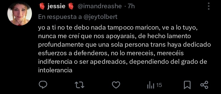 jeytolbin's tweet photo. *Eres un hombre gay adolescente*

Lo que te dirían los qué "apoyan gays":

–Tienes la obligación de apoyar cada minoría
–No tienes derecho de votar por este presidente
–Apoya a tus hermanos trans
–Eres gay no actúes como hetero

Lo que te digo yo, otro hombre gay:

–Vive la vida https://t.co/hQ7p0hU5Ck