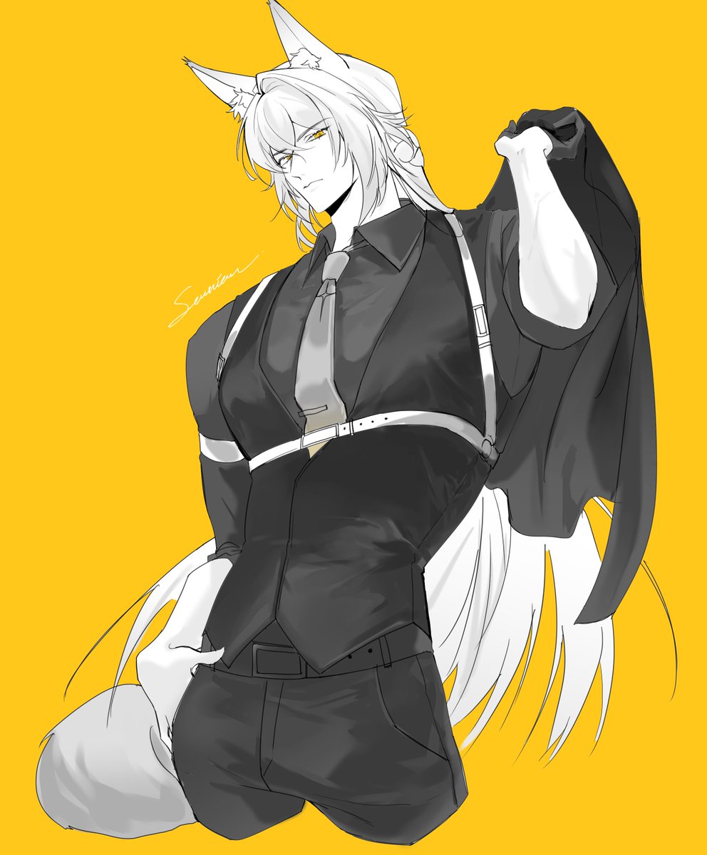 NyoNyo_372's tweet image. #ZZZ #severian 
🐱🚓
세베리안 낙서