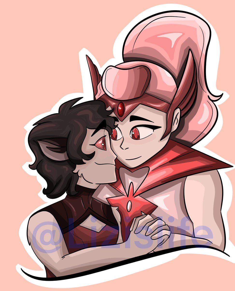 lizislife2's tweet photo. Happy Valentineโs Day. #shadowpeach #Catradora #lumity #pixane https://t.co/kTVFaxuWxD