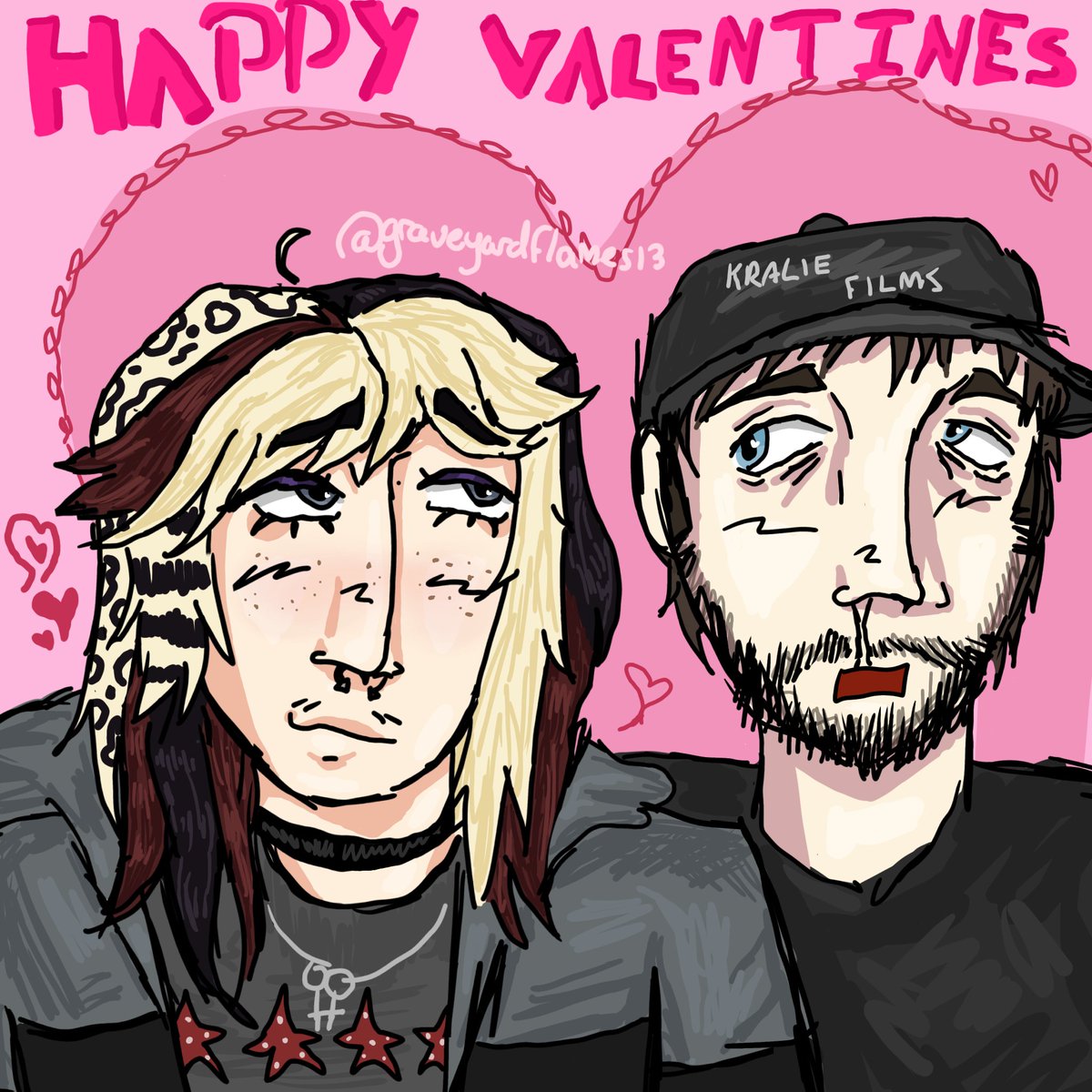 Valentines day second place I drew for <a href="/trosephim/">⋆°࿔ Davey .ᐣ.ᐟ</a>