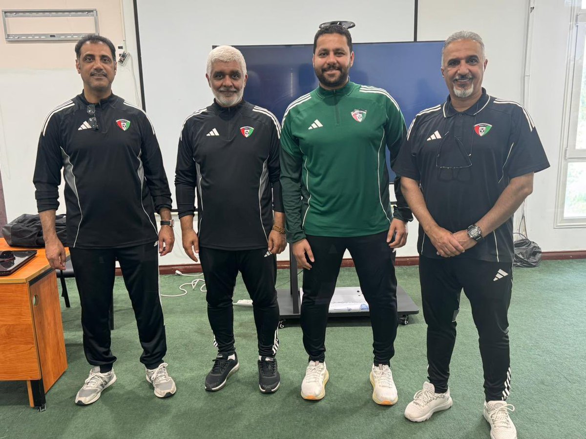 الكابتن حسين الجباره والكابتن احمد الخنيفر يكملون متطلبات الرخصة الاسيوية A بدولة الكويت الشقيقة ..