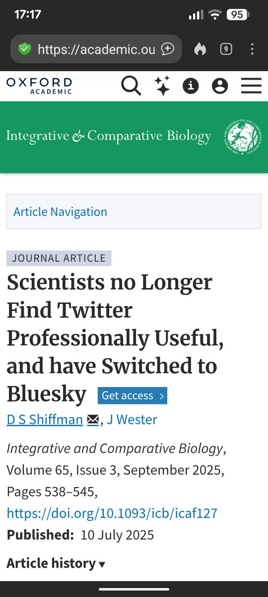 carolinefiennes's tweet photo. "overwhelmingly... changes to Twitter have made the social media platform no longer professionally useful or pleasant, and that many scientists have abandoned it in favor of Bluesky." 

https://t.co/nx3A1IxtZV https://t.co/ScTLNYwpun
