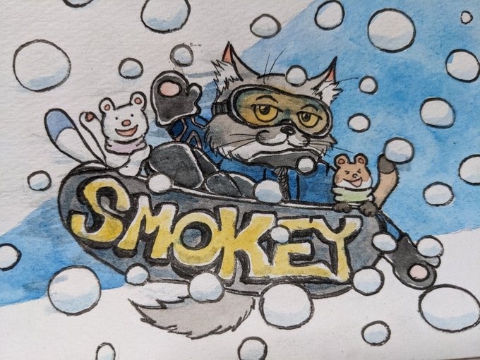 Poppy Tuxedo, Smokey and Foxy tweet media