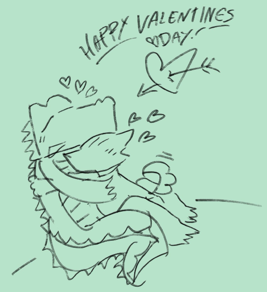 I’m not sure I’ll have time to make them a full drawing but they still deserve a doodle💙💚