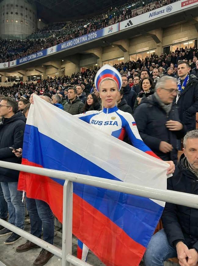 Флаг фашистской России не нарушает правила Олимпийского комитета. Правила Олимпийского комитета нарушают портреты украинских спортсменов, убитых фашистской Россией. #MilanoCortinaOlympics2026