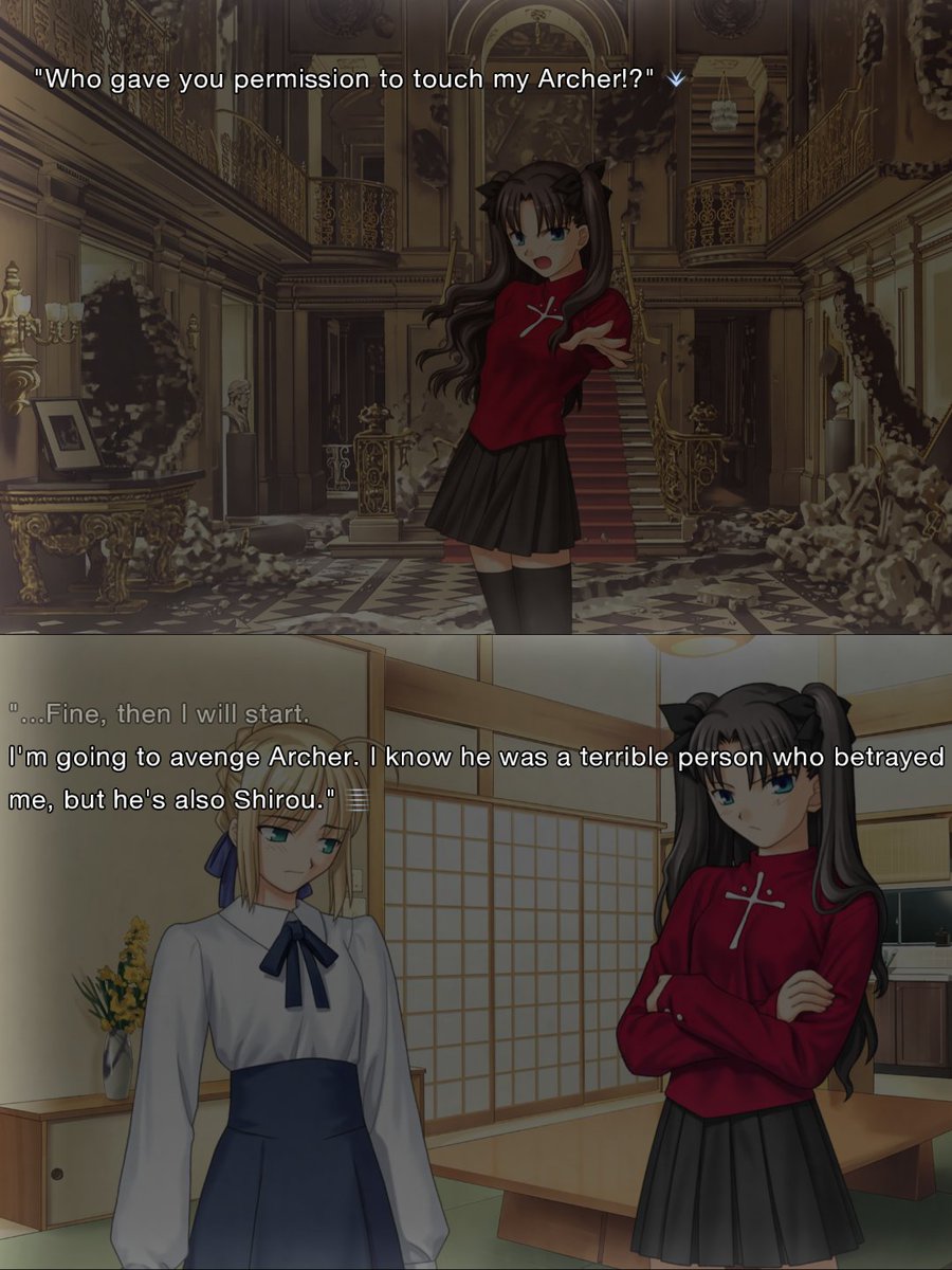 Even after everything Archer did it's still "My Archer" and "I'll avenge him" tears in my eyes I love her sm