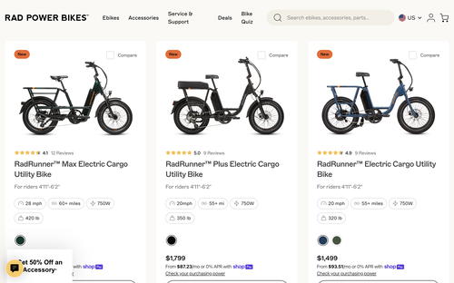 shompcom's tweet image. Available at Rad Power Bikes:

Shop Deals + Up to 75% Off Select Accessories.

Shop now: shomp.com/rad-power-bikes

#RadPowerBikes #Bicycles #Shomp