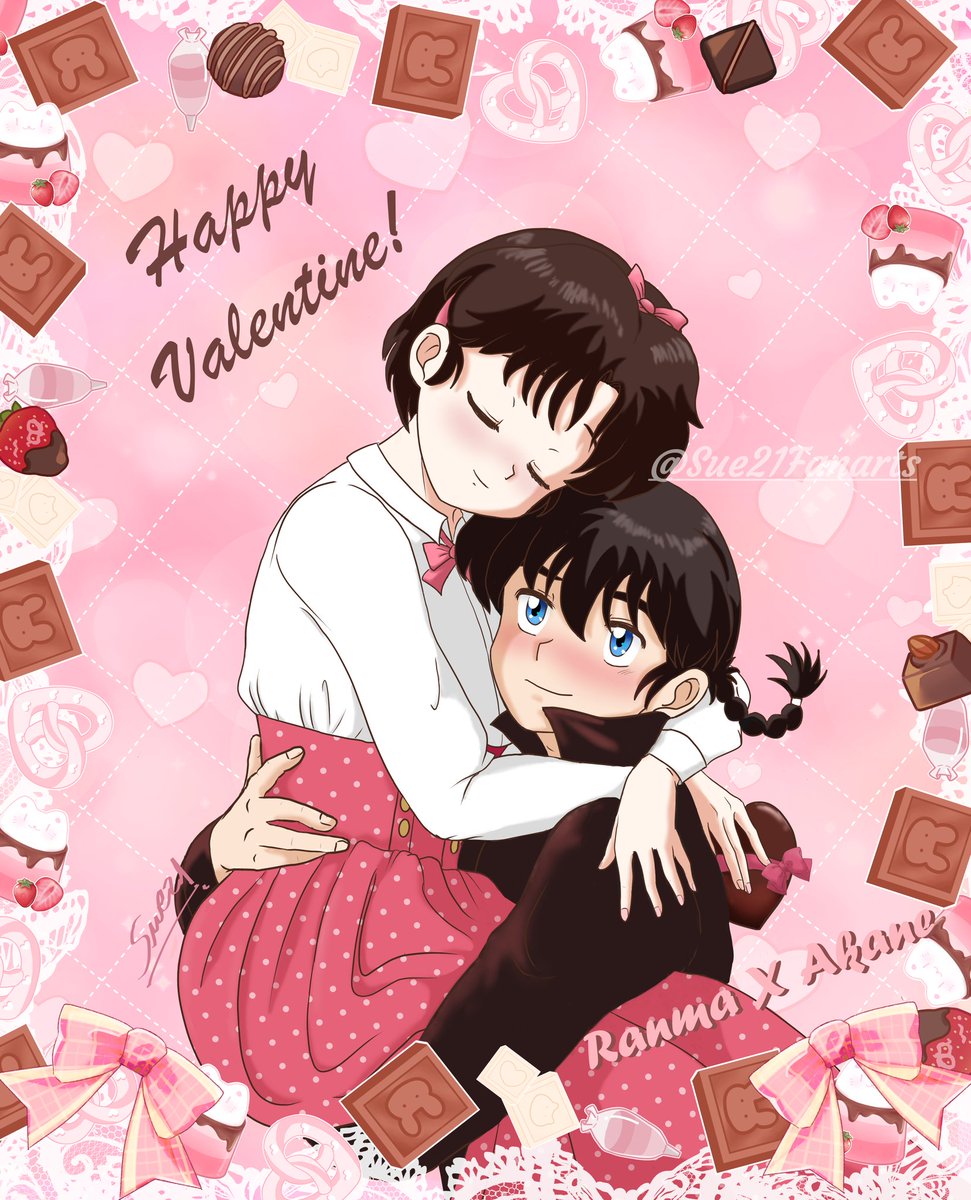 💝🍫 Feliz San Valentín 🍰💝

#Ranma #Rankane #RanmaFanart #RanmaxAkane #RanmayAkane #SanValentín