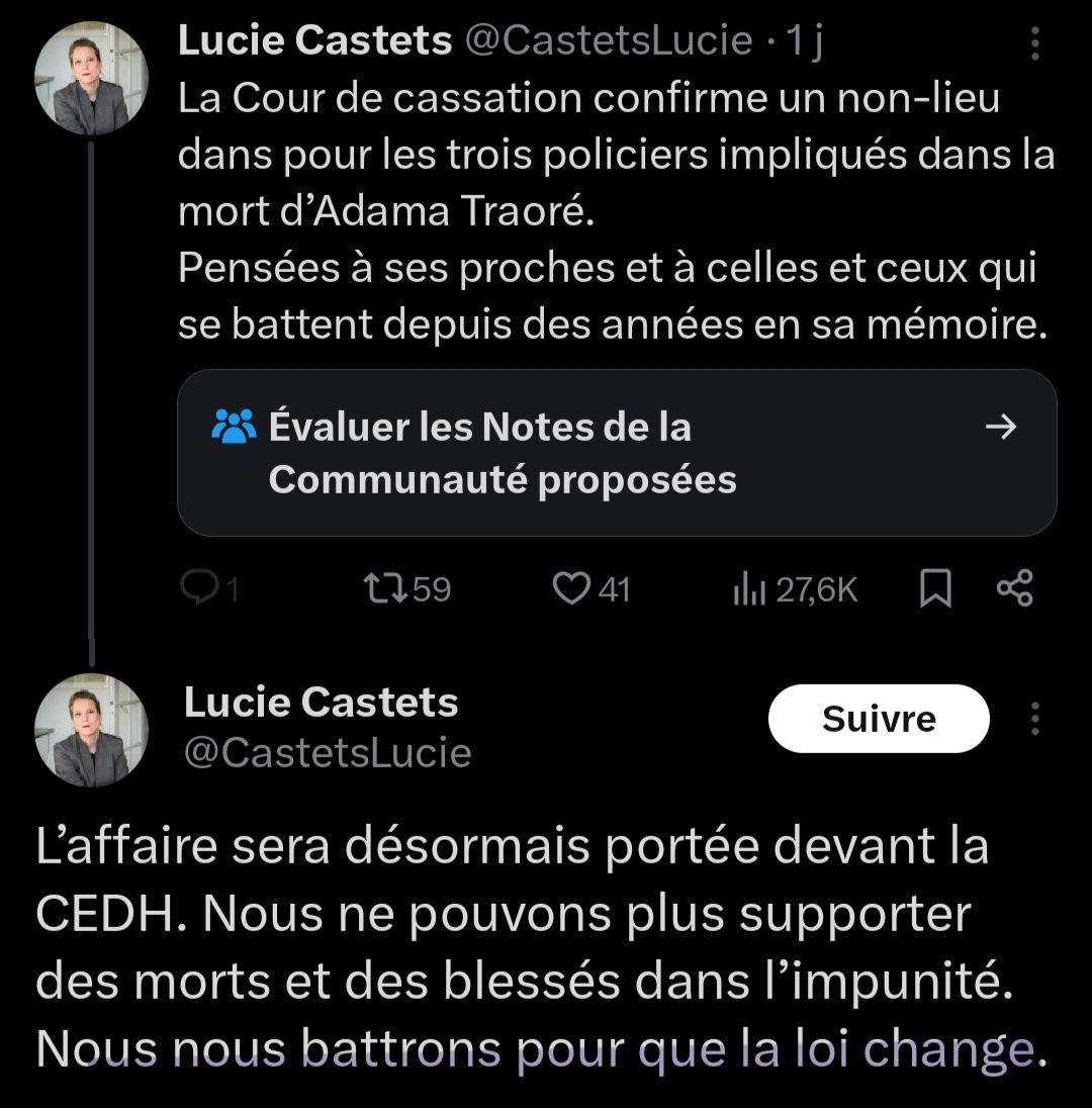 mtwit75's tweet photo. « Nous nous battrons pour que la loi change », affirme la nouvelle recrue d'Emmanuel Grégoire. Veut-elle la condamnation automatique d'innocents, parce qu'ils portent l'uniforme ❓ La dérive ultra gauchiste de certains candidats à la mairie de Paris se confirme. https://t.co/ahlFI3QvrF
