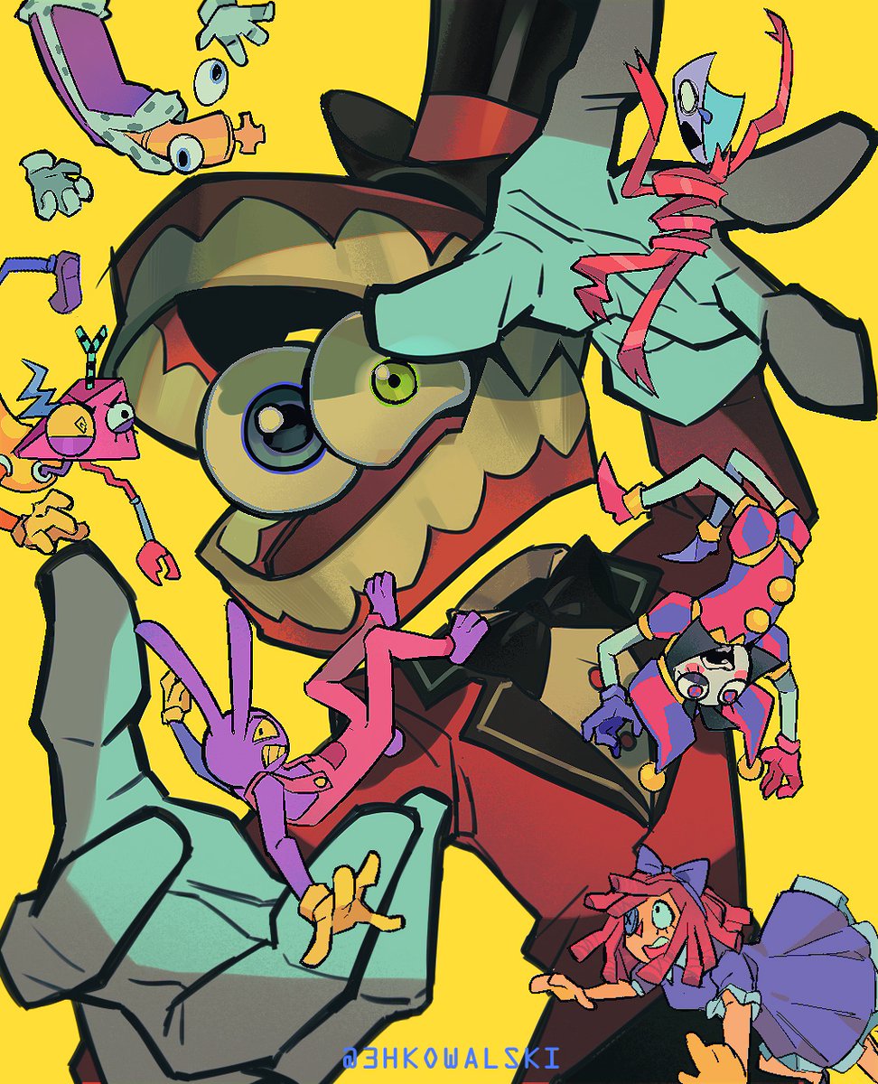 #tadc #TheAmazingDigitalCircus #Caine 
I actually hated the final result because even this WIP looked better than it