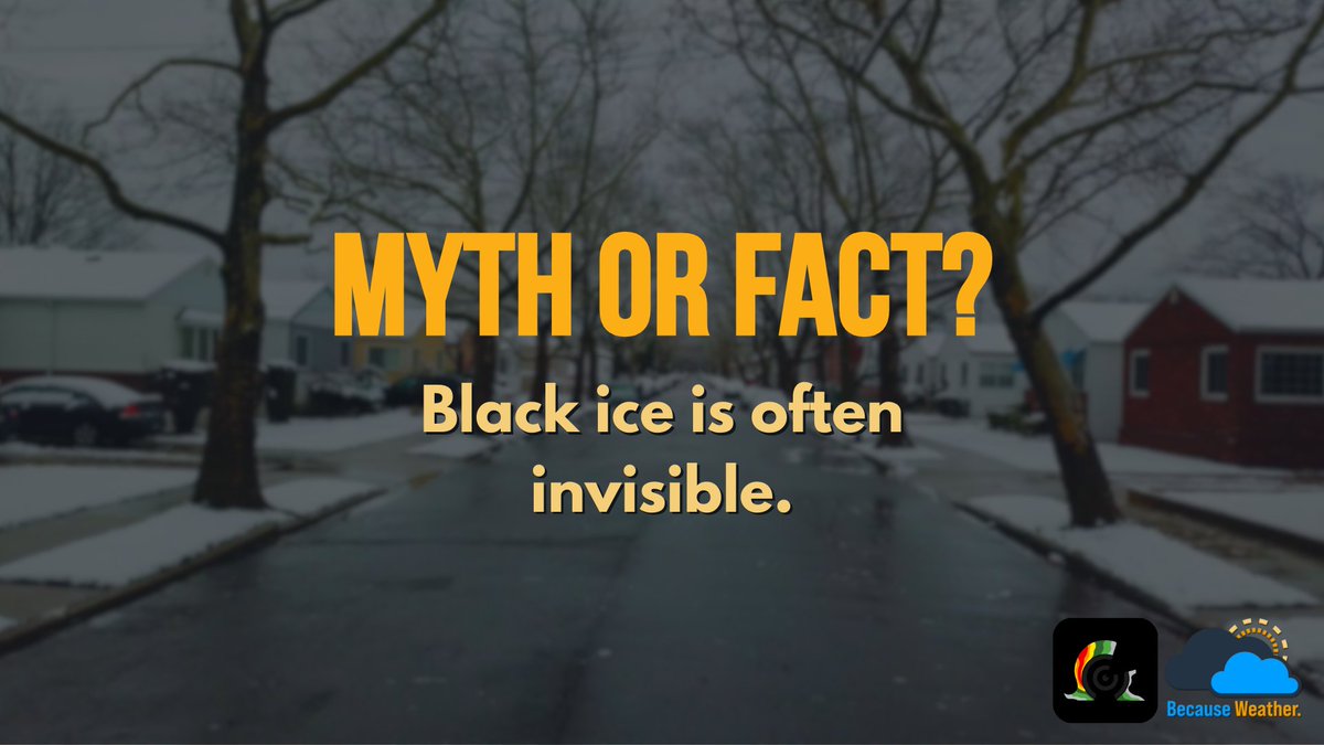 RadarOmega's tweet image. Shiny, wet-looking pavement in freezing temps can be a hidden sheet of ice. Slow down, avoid sudden turns or hard braking, and give yourself extra space and time whenever conditions are near or below freezing. ❄️🚗 #WinterSafety #DriveSafe #WeatherAware