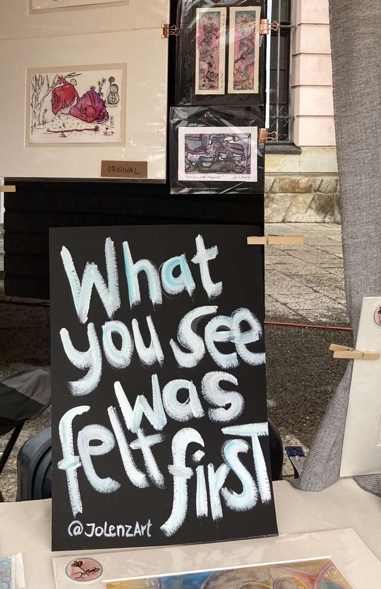 JoLenzArt's tweet image. Das Schild mochten heute einige.
Und die beiden Bilder sind ua adoptiert worden 🥰
🩵
Bin jetzt zurück. Dank Bolt.
Jetzt gibt’s heiße Suppe.
✨
#jokritzelt #artmarket #berlinartist #ArtistOnX