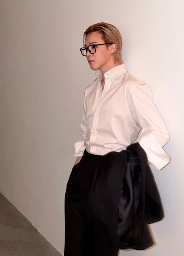 jimin's jacket is off.... perhapse he's trying to distract us from our philosophizing
