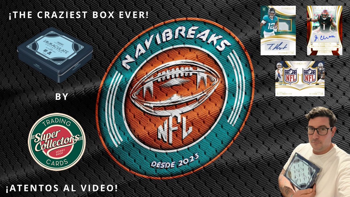 ivanbapo's tweet image. 2025 Panini Immaculate Hobby Box de la mano de @SuperCollectors 

youtu.be/Mk1b6gJRp1Q?si…