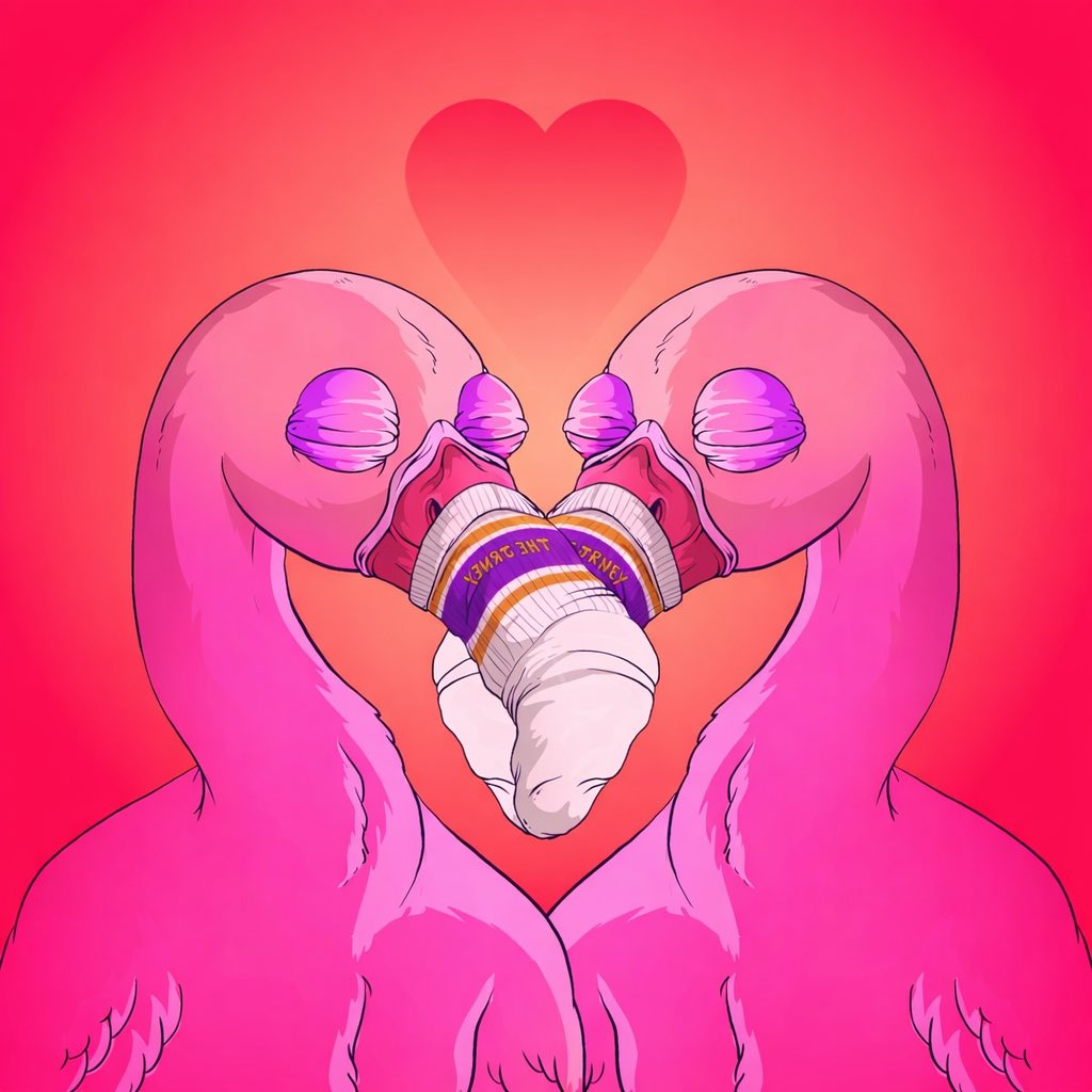 TheJRneyMerch's tweet image. Happy Hallmark holiday🦩