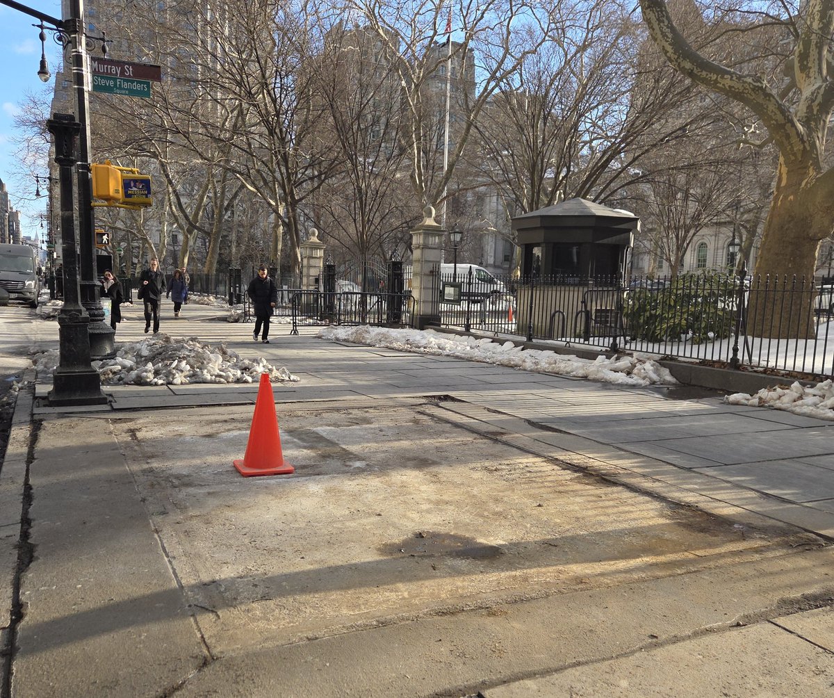 It really is the end of an era when they remove the newsstand in front of City Hall.