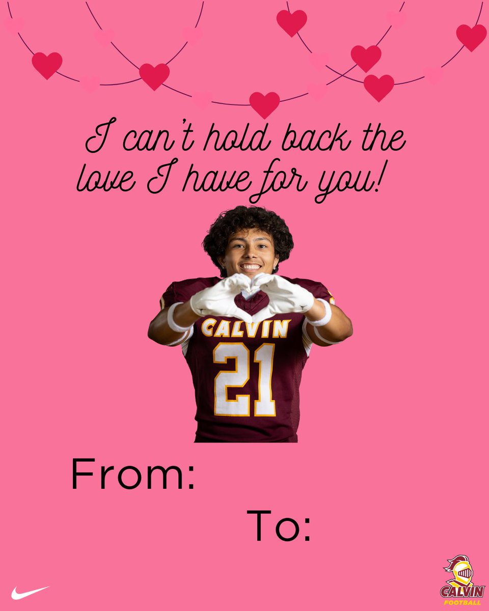 Calvin Knights Football tweet media