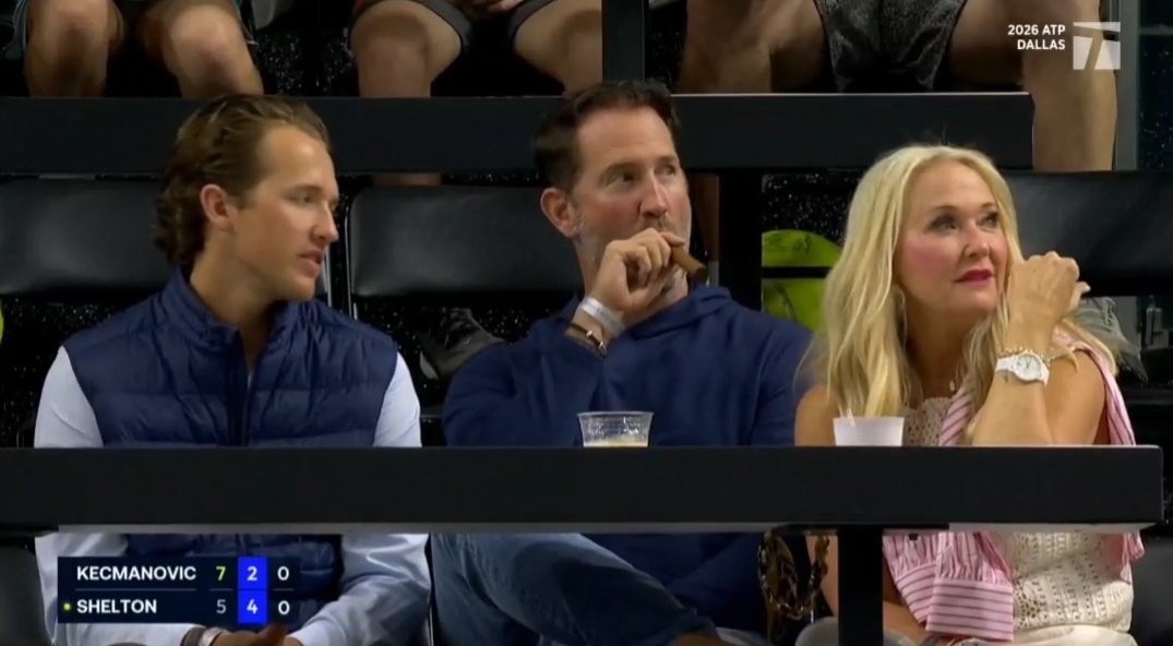 Sam Querrey during Shelton and Kecmanovic's match at the Dallas Open:

"That's the most Dallas looking family I've ever seen right there." 

😂😂😂😂😂😂😂