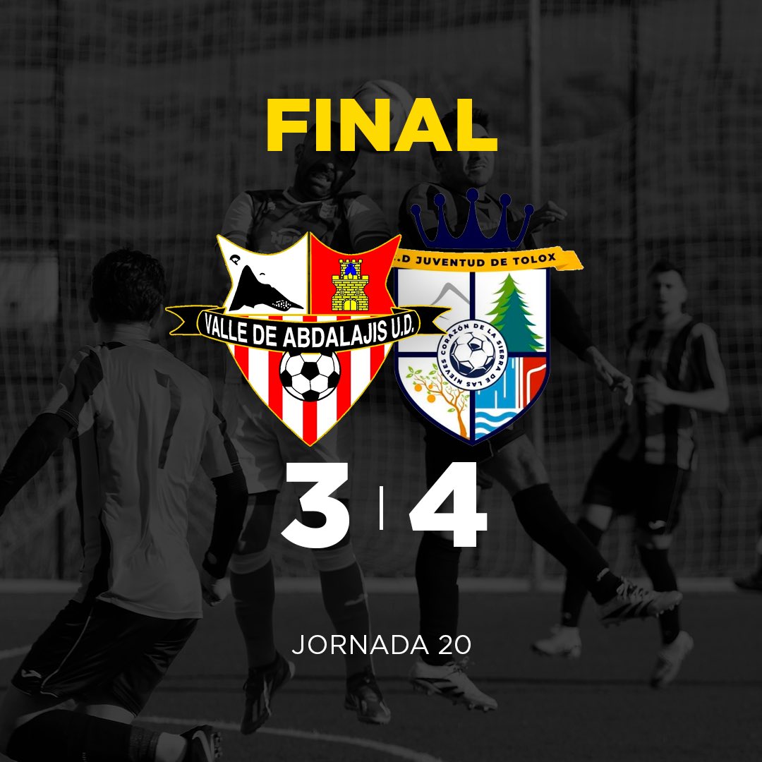 🔚 FINAL | Merecimos mucho más ante el líder.

Lo intentamos hasta el último minuto, pero el balón parado nos impide llevarnos al menos un punto en casa.

Valle de Abdalajís UD 3-4 CD Juventud de Tolox

#ValleTolox
