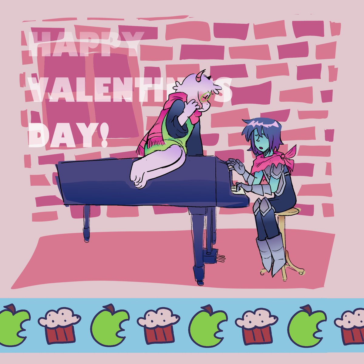SrawB3rry09's tweet image. VALENTINE'S DAY YAYYYY!!!
#deltarune #kralsei